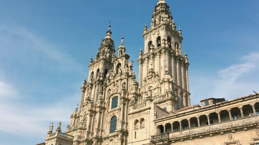 The Cathedral of Santiago de Compostela in northern Spain.